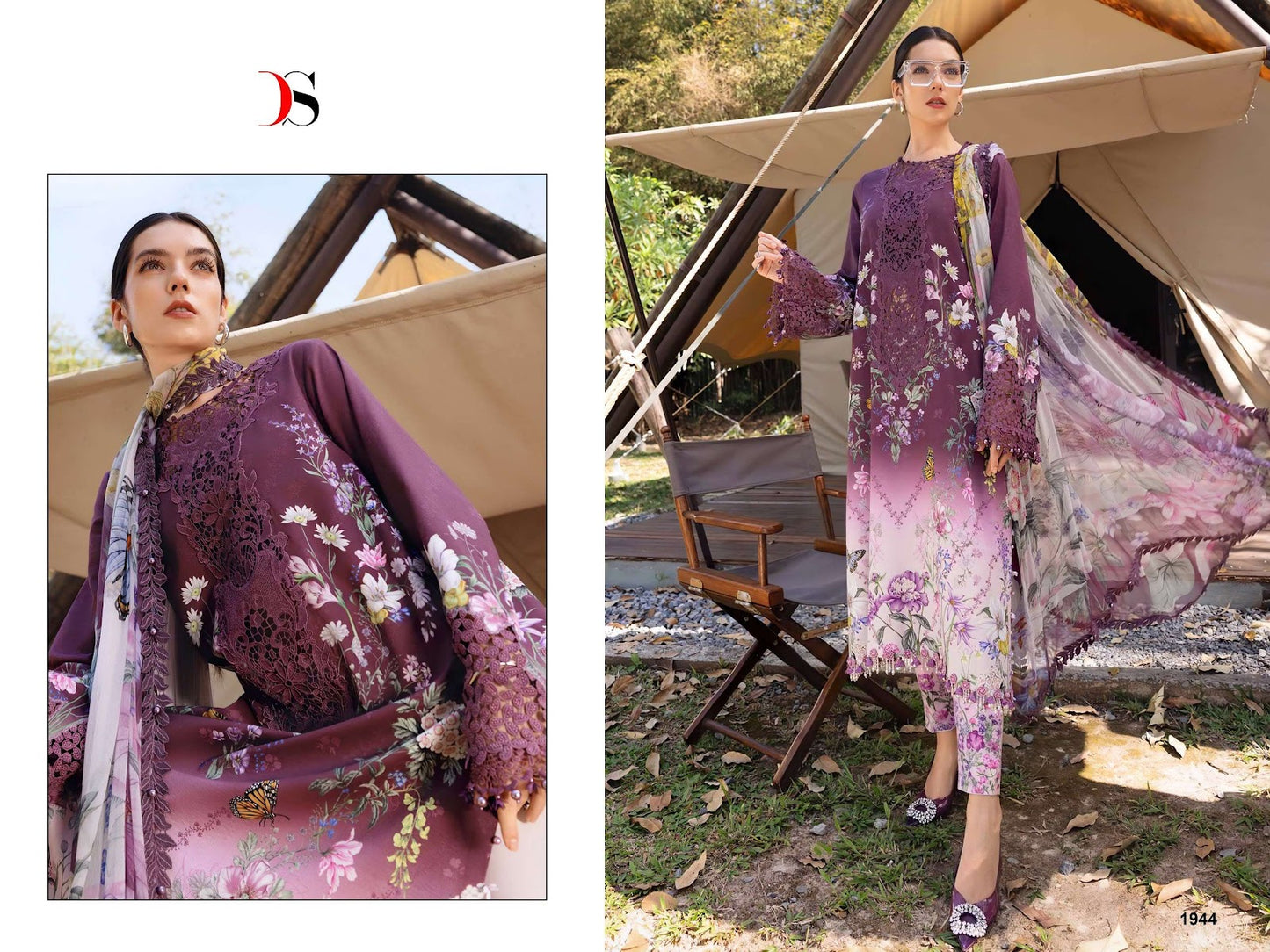 Maria B Mprint 6 Nx Deepsy Cotton Pakistani Patch Work Suits Wholesale Price