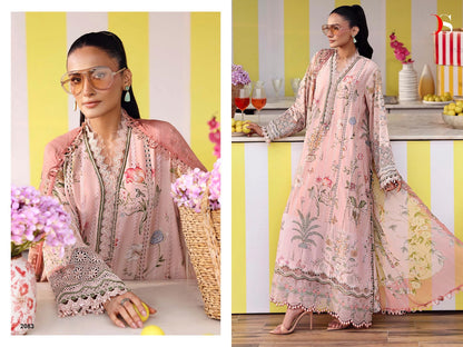Maria B Mprint 7 Deepsy Cotton Pakistani Patch Work Suits Wholesale Rate