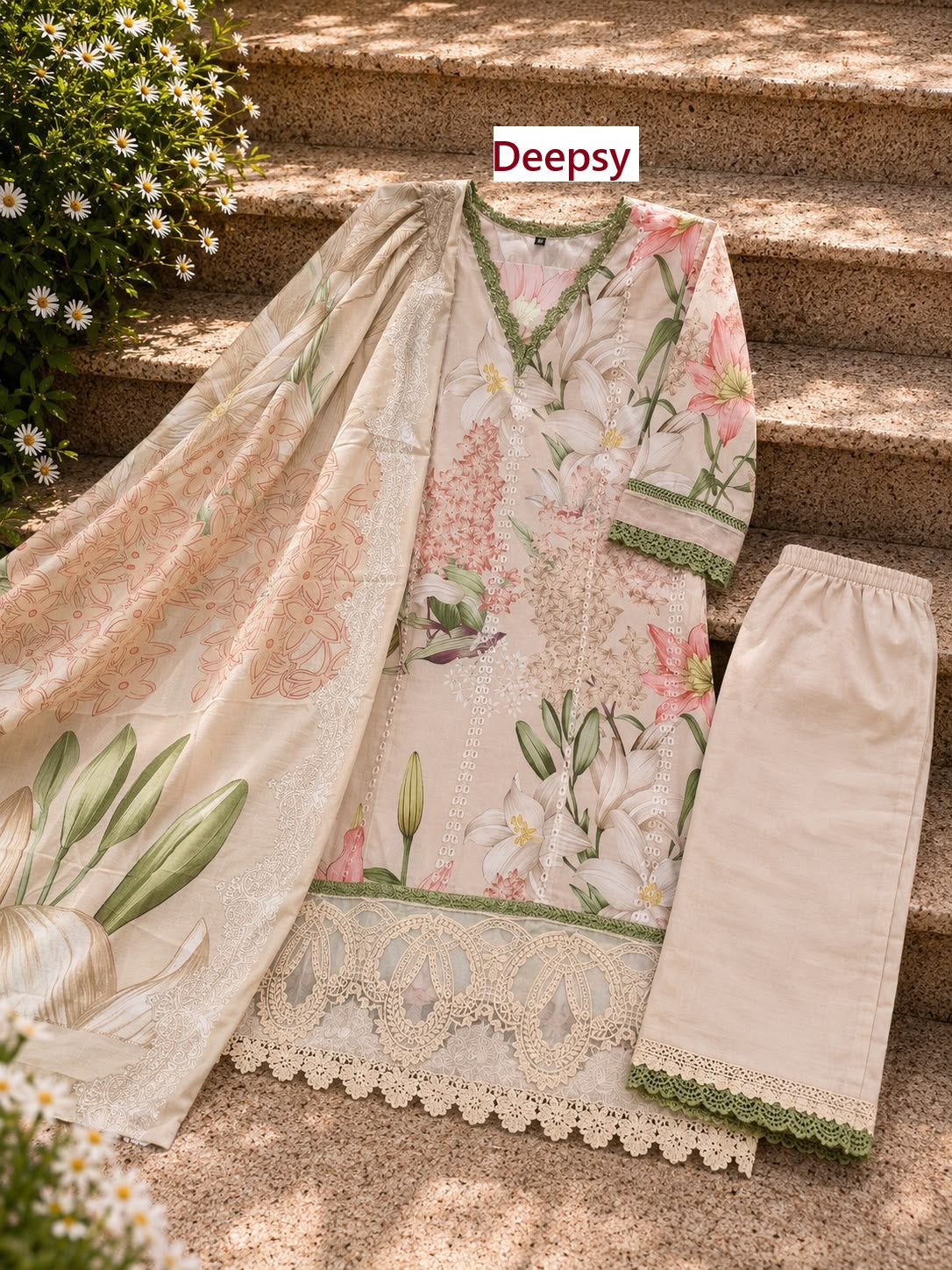 Maria B Mprint 7 Deepsy Cotton Pakistani Readymade Suits Wholesaler Gujarat