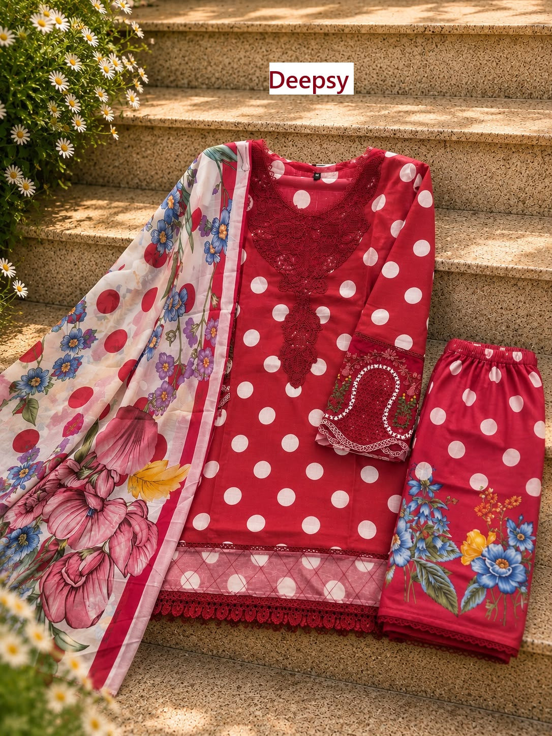 Maria B Mprint 7 Deepsy Cotton Pakistani Readymade Suits Wholesaler Gujarat