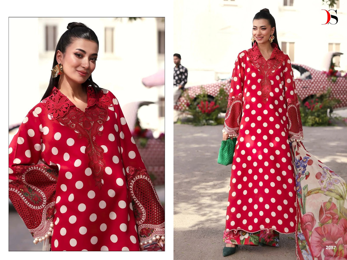 Maria B Mprint 7 Nx Deepsy Cotton Pakistani Patch Work Suits Wholesaler