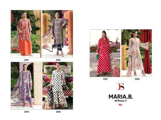 Maria B Mprint 7 Nx Deepsy Cotton Pakistani Patch Work Suits Wholesaler