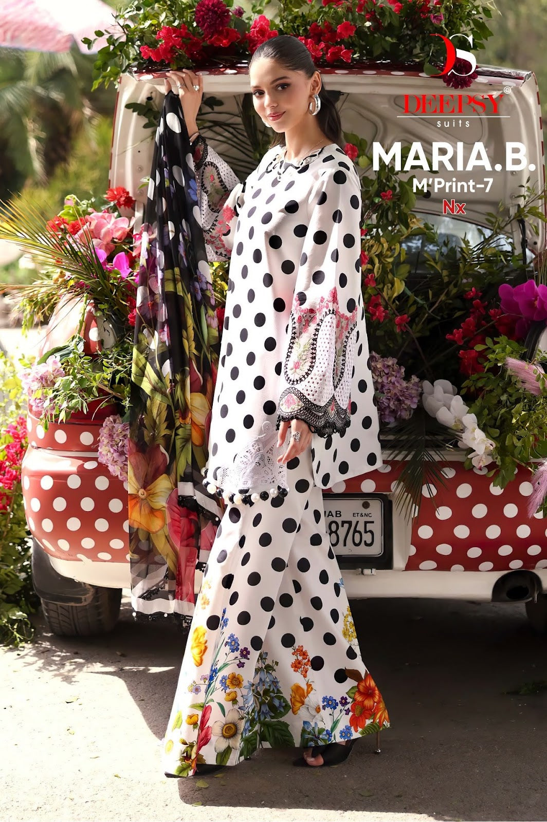 Maria B Mprint 7 Nx Deepsy Cotton Pakistani Patch Work Suits Wholesaler