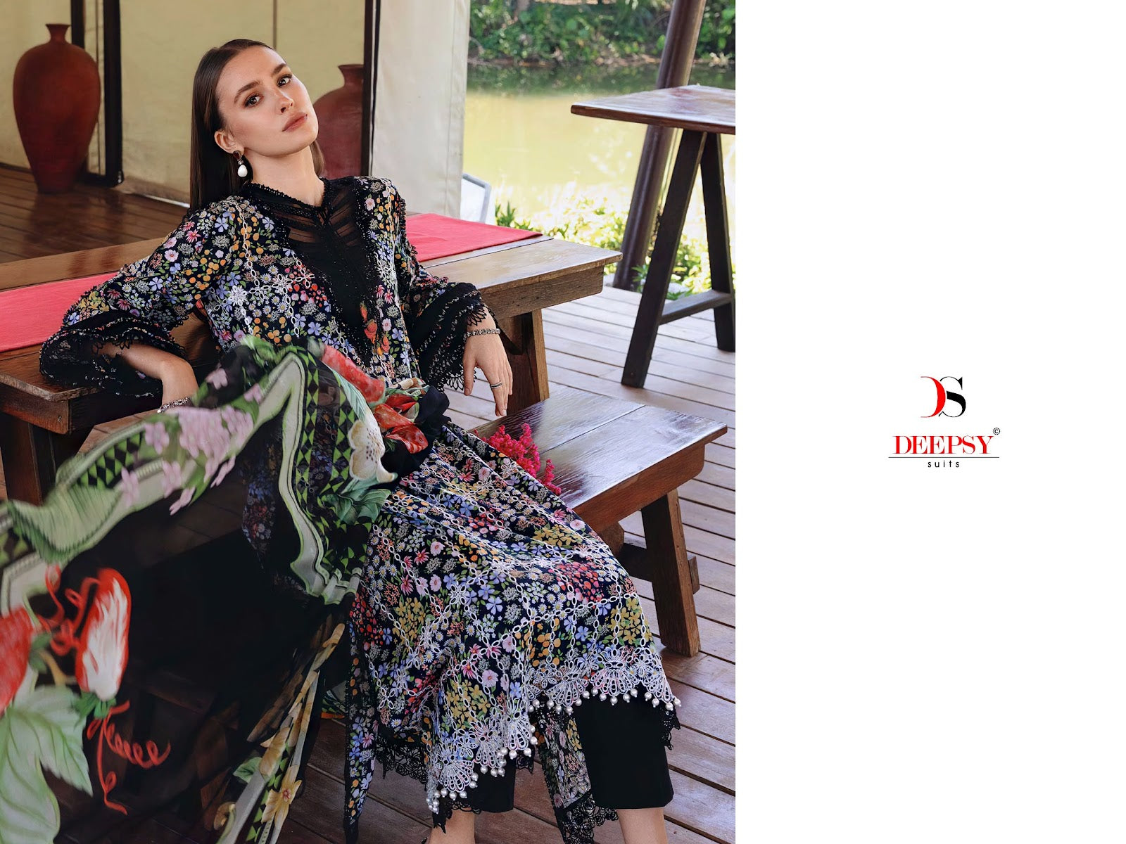Maria B Mprint 8 Deepsy Cotton Pakistani Patch Work Suits Wholesale