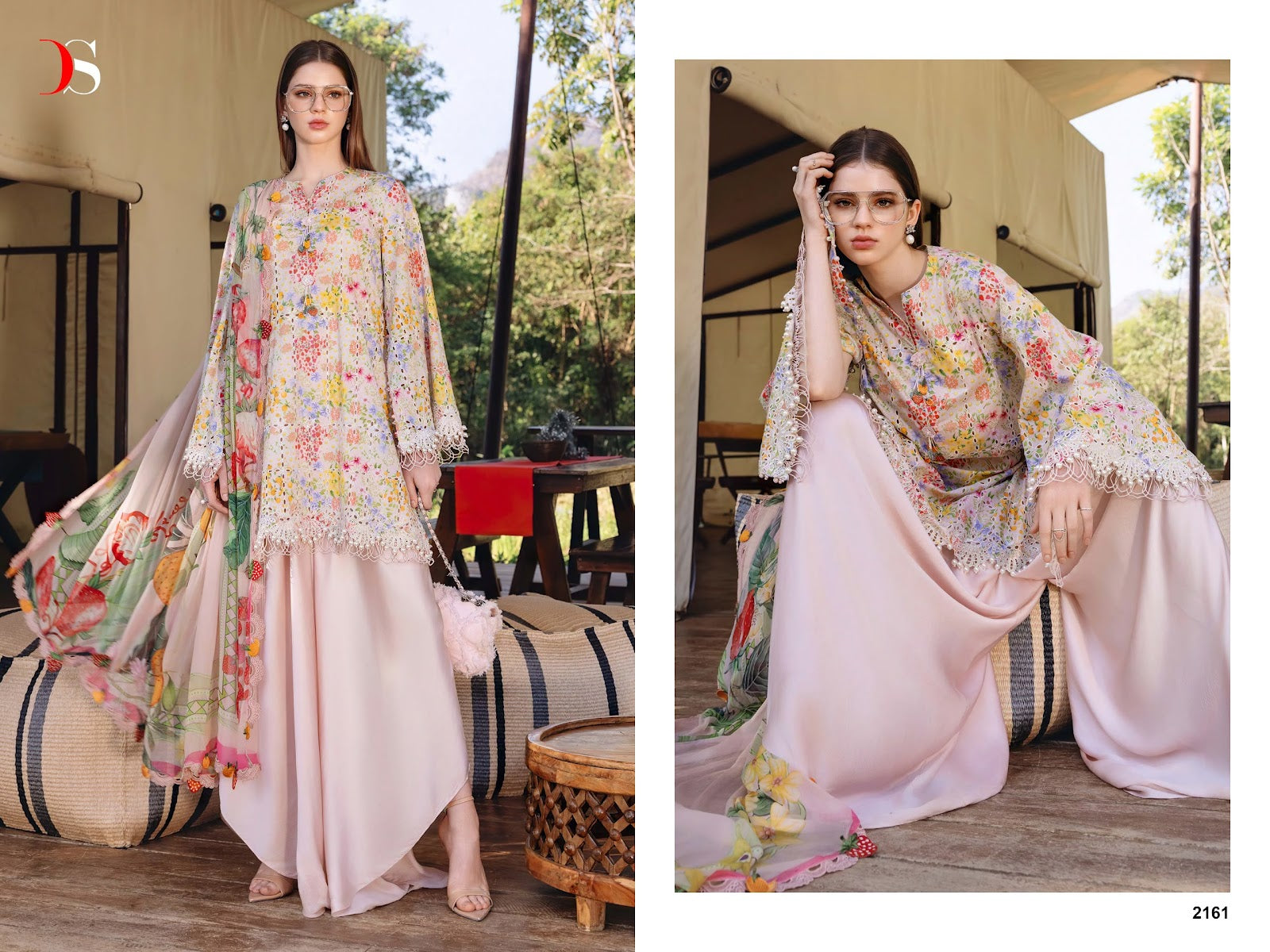 Maria B Mprint 8 Deepsy Cotton Pakistani Patch Work Suits Wholesale
