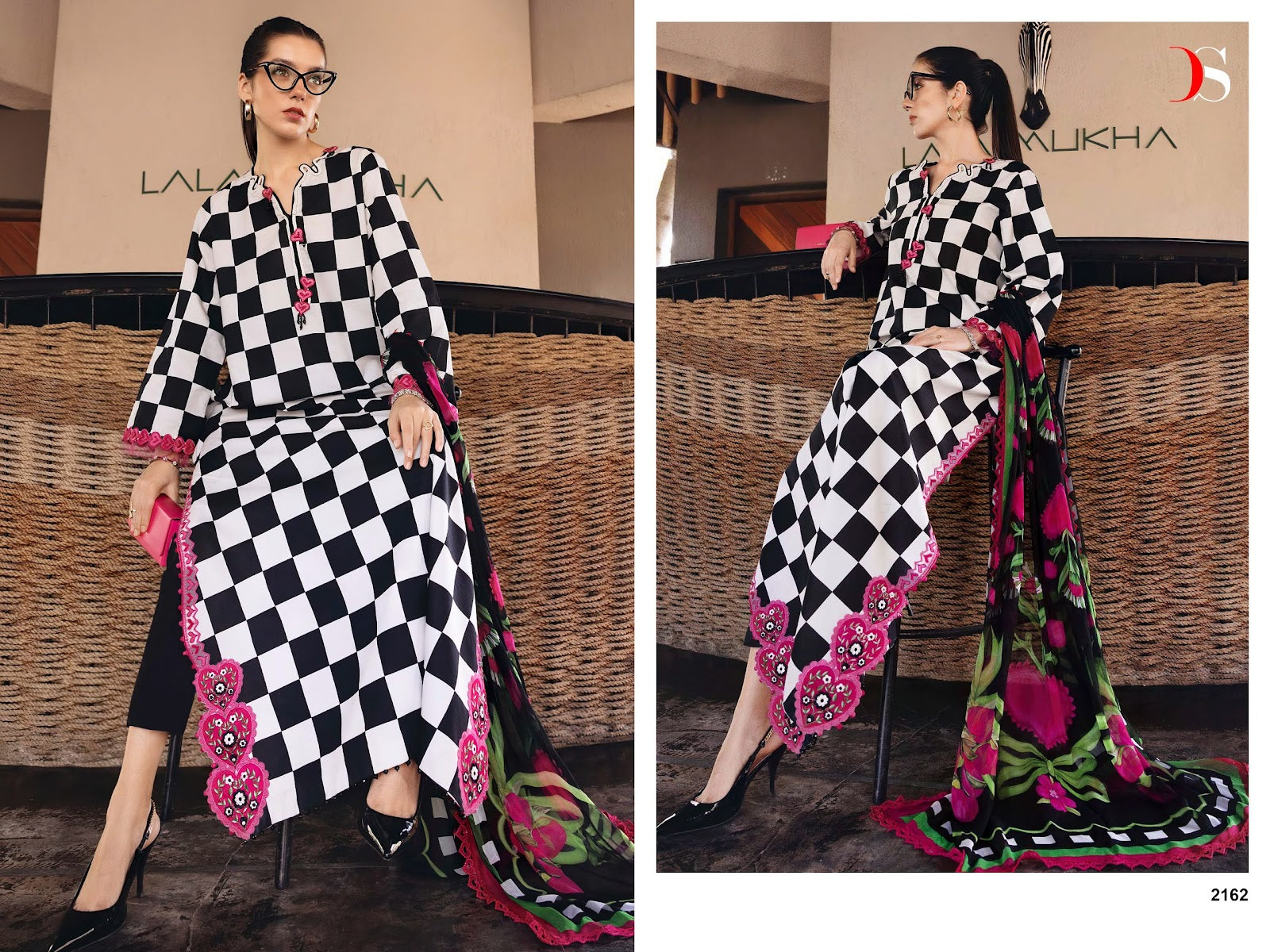 Maria B Mprint 8 Deepsy Cotton Pakistani Patch Work Suits Wholesale