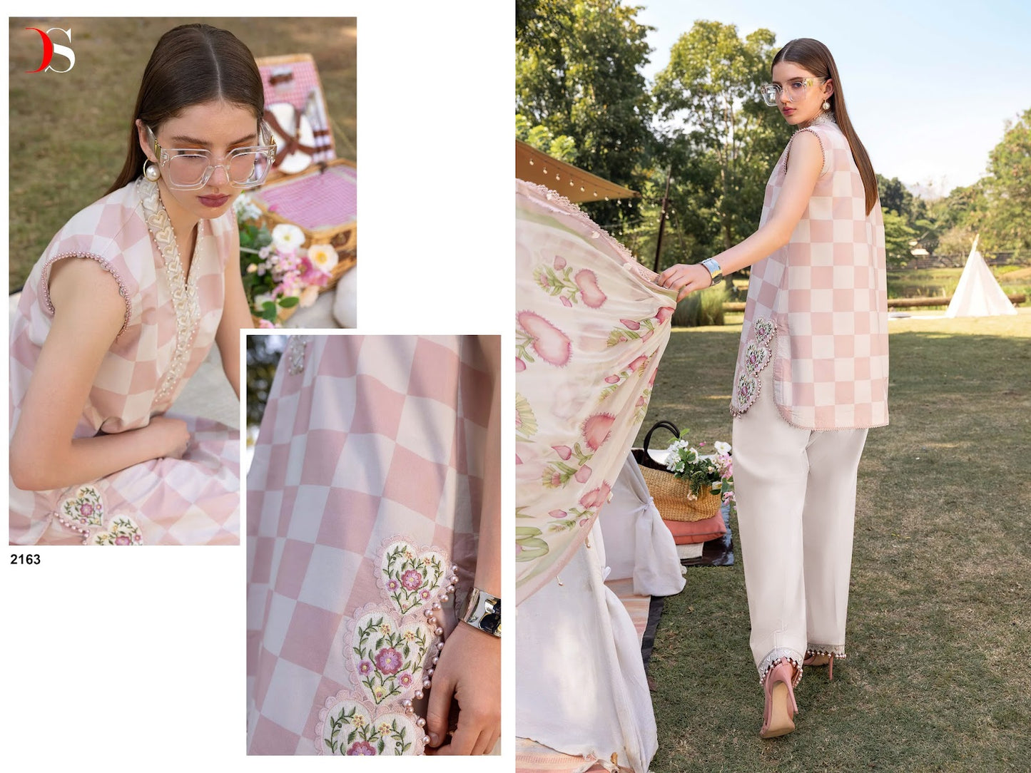 Maria B Mprint 8 Deepsy Cotton Pakistani Patch Work Suits Wholesale