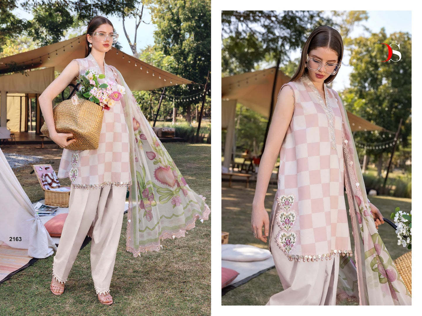 Maria B Mprint 8 Deepsy Cotton Pakistani Patch Work Suits Wholesale