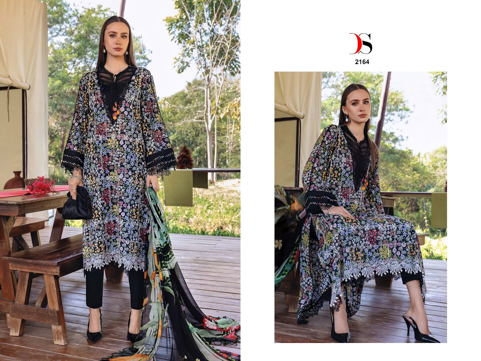 Maria B Mprint 8 Deepsy Cotton Pakistani Patch Work Suits Wholesale