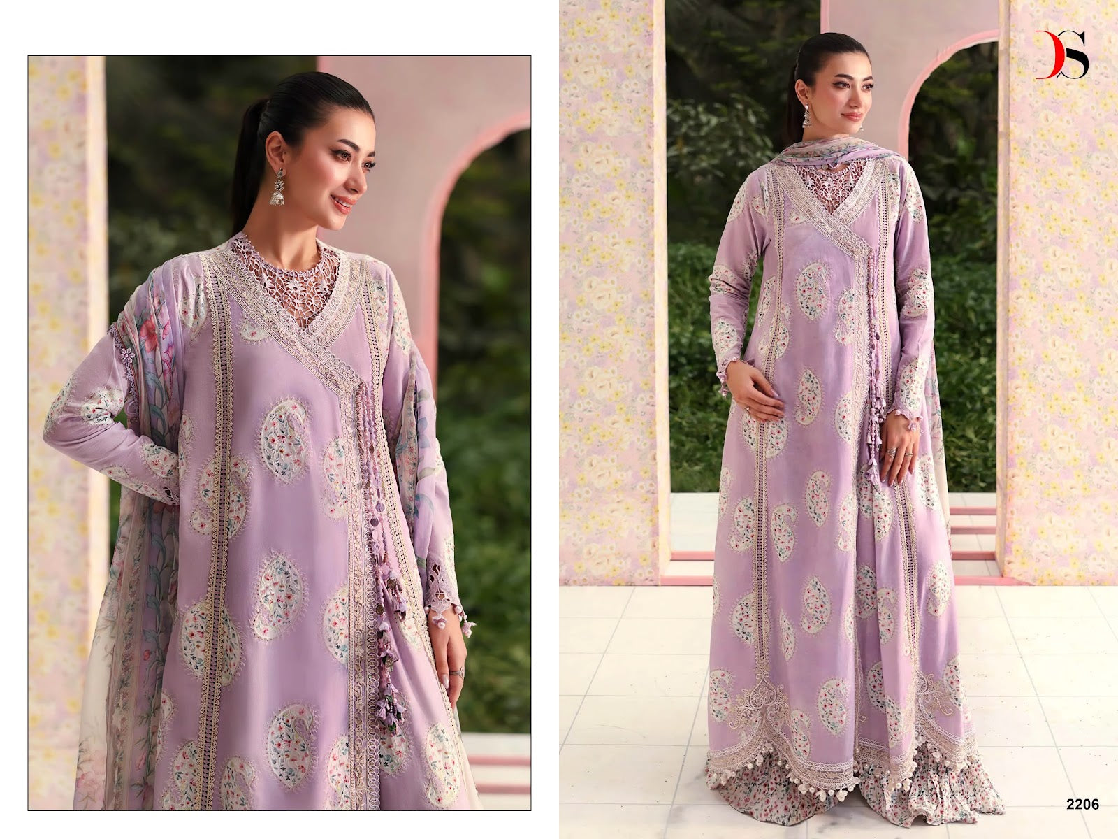Maria B Mprint 9 Deepsy Lawn Pakistani Patch Work Suits Wholesale Price