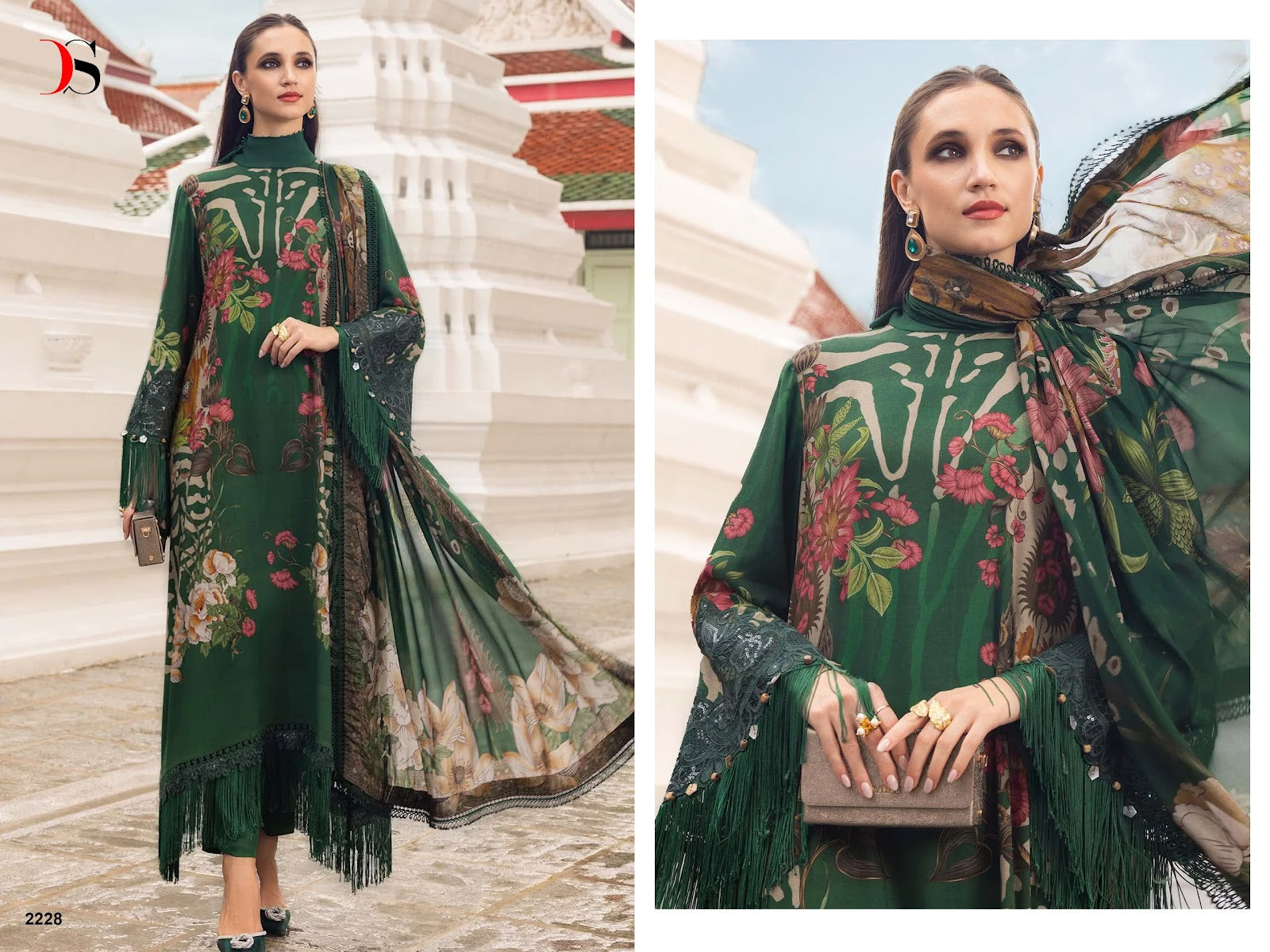Maria B Mprint 9 Deepsy Lawn Pakistani Patch Work Suits Wholesale Price