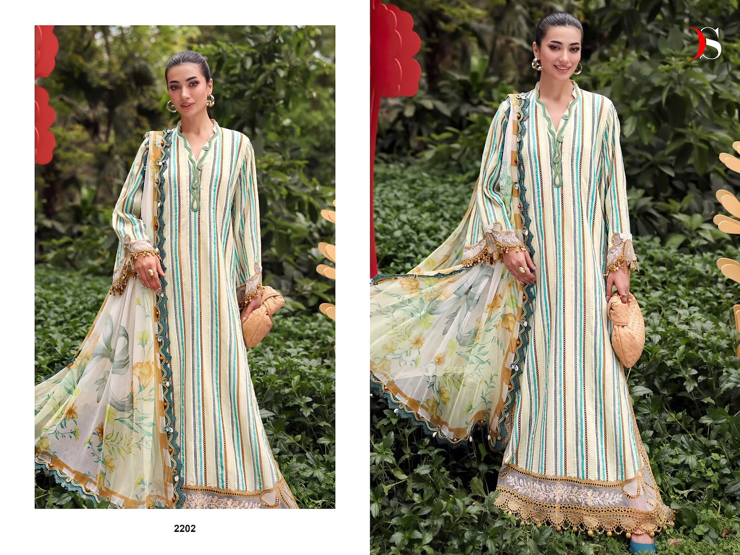 Maria B Mprint 9 Deepsy Lawn Pakistani Patch Work Suits Wholesale Price