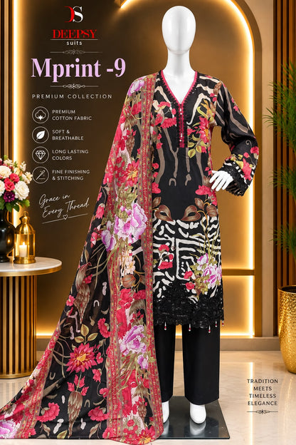 Maria B Mprint 9 Deepsy Cotton Pakistani Readymade Suits Supplier