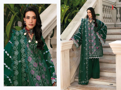 Maria B Premium Embroidered 25-3 Deepsy Cotton Pakistani Patch Work Suits Exporter Gujarat