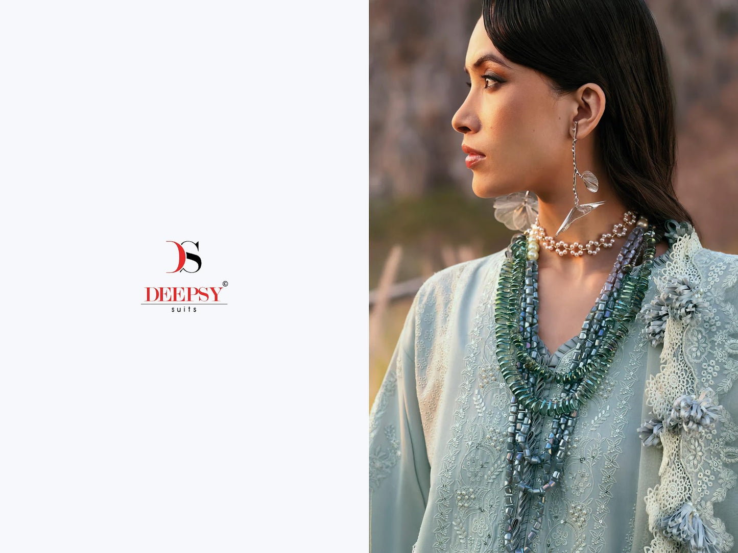 Maria B Premium Embroidered 25-3 Deepsy Cotton Pakistani Patch Work Suits Exporter Gujarat