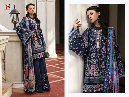 Maria B Premium Embroidered 25-3 Deepsy Cotton Pakistani Patch Work Suits Exporter Gujarat