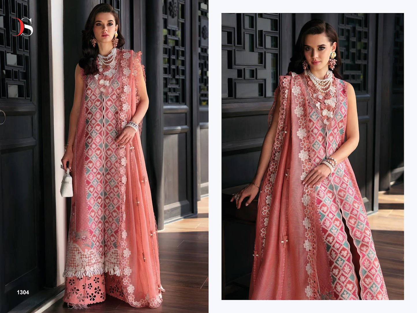 Maria B Premium Embroidered 25-3 Deepsy Cotton Pakistani Patch Work Suits Exporter Gujarat