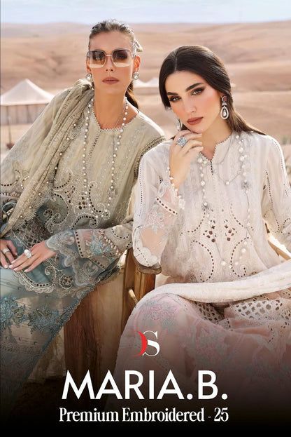 Maria B Premium Embroidered 25 Deepsy Cotton Pakistani Patch Work Suits Exporter Ahmedabad