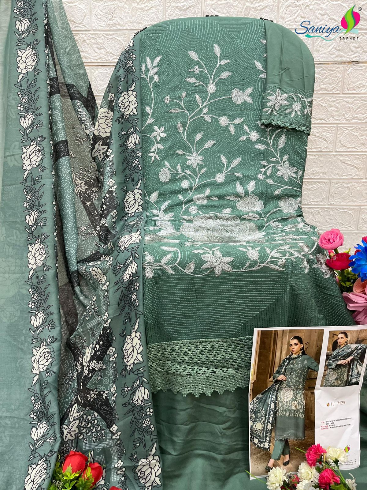 Maria B Rayon Collection Vol 25 Saniya Trendz Pakistani Salwar Suits Supplier India