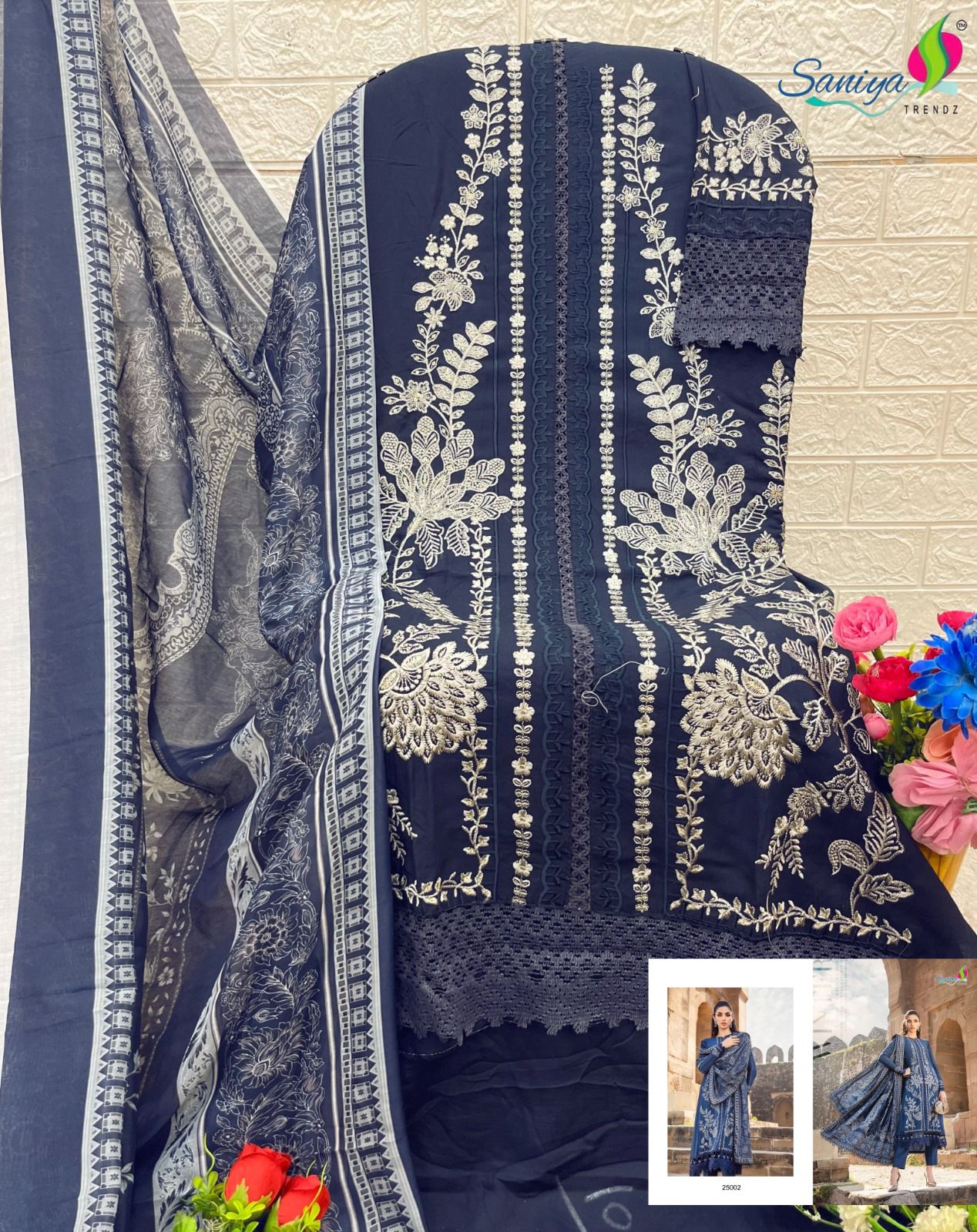 Maria B Rayon Collection Vol 25 Saniya Trendz Pakistani Salwar Suits Supplier India