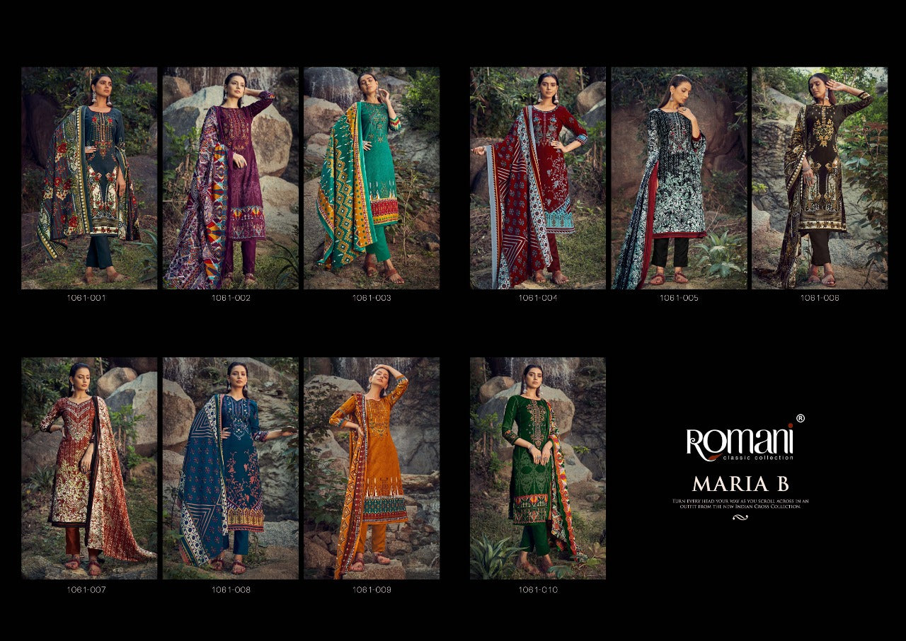Maria B Romani Pashmina Suits Manufacturer Gujarat