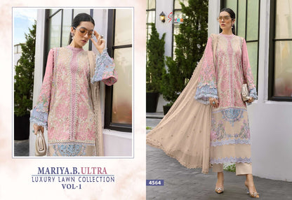 Maria B Ultra Luxury Lawn Shree Fabs Cotton Pakistani Salwar Suits Wholesaler Ahmedabad