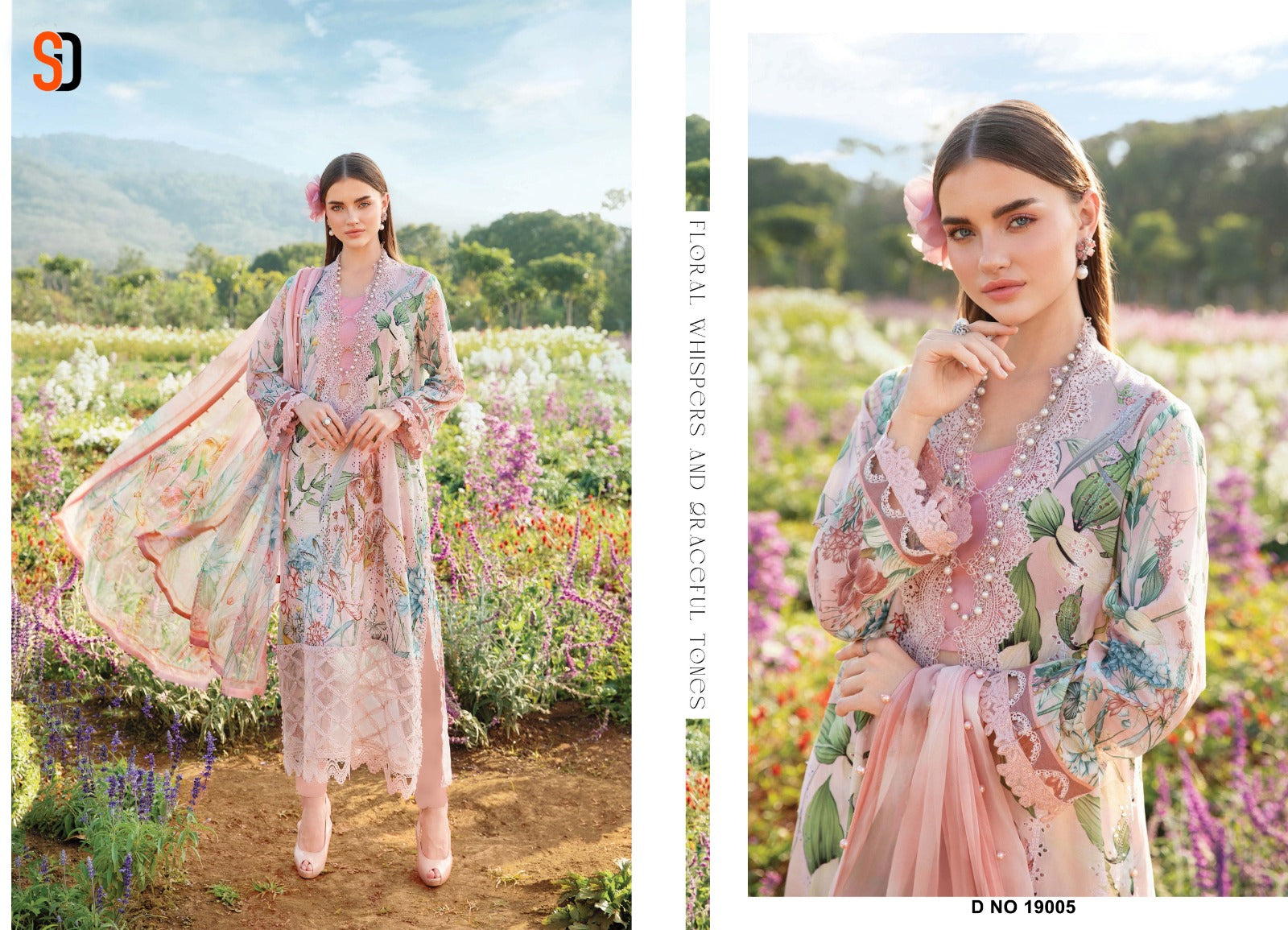 Maria B Vol 19 Chikankari Cotton Collection Shraddha Designer Pure Cotton Pakistani Patch Work Suits Wholesaler India