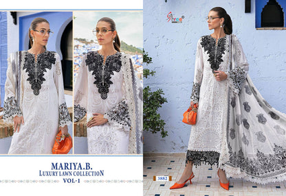 Maria B Vol 1 Luxury Lawn Collection Shree Fabs Pure Cotton Pakistani Salwar Suits Manufacturer India