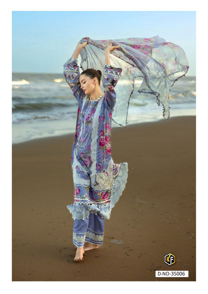 Maria B Vol 35 Heavy Cotton Luxury Collection Keval Fab Karachi Salwar Suits Wholesale Rate