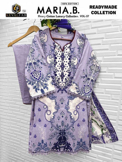 Maria B Vol 37 Heavy Cotton Luxury Collection Keval Fab Karachi Readymade Suits Wholesale Price