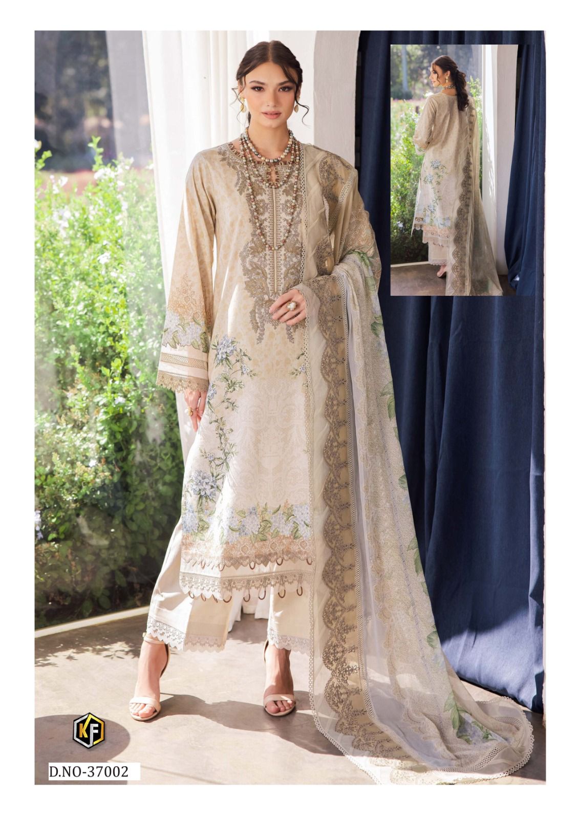 Maria B Vol 37 Heavy Cotton Luxury Collection Keval Fab Karachi Salwar Suits Supplier Gujarat