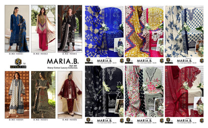 Maria B Vol 40 Keval Fab Cotton Karachi Salwar Suits Manufacturer Ahmedabad