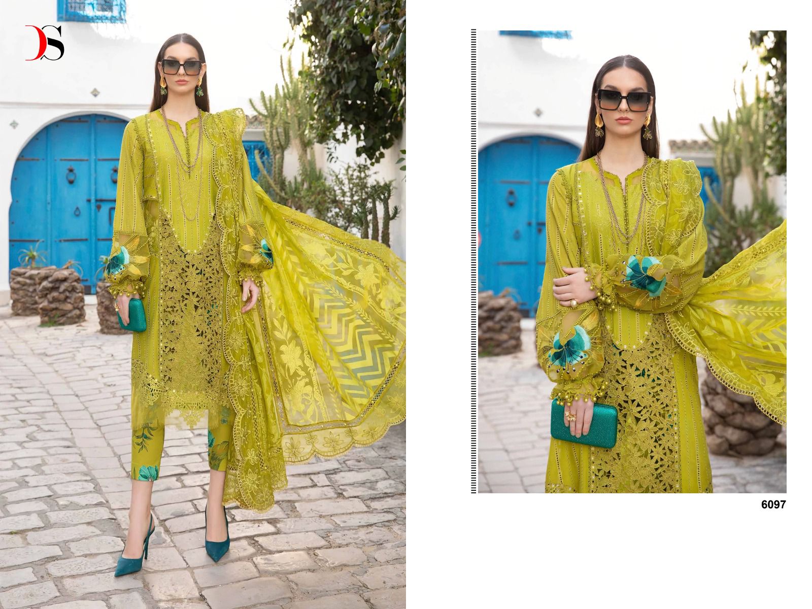 Maria B Voyage Lawn 24-2 Deepsy Pure Cotton Pakistani Patch Work Suits Manufacturer