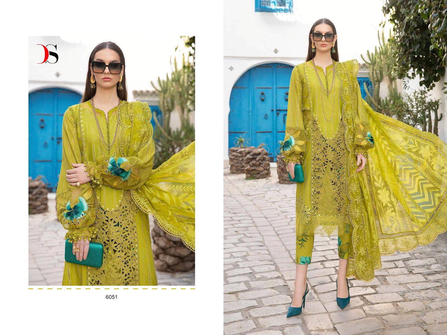 Maria B Voyage Lawn 24 Nx Deepsy Pure Cotton Pakistani Patch Work Suits Exporter Ahmedabad