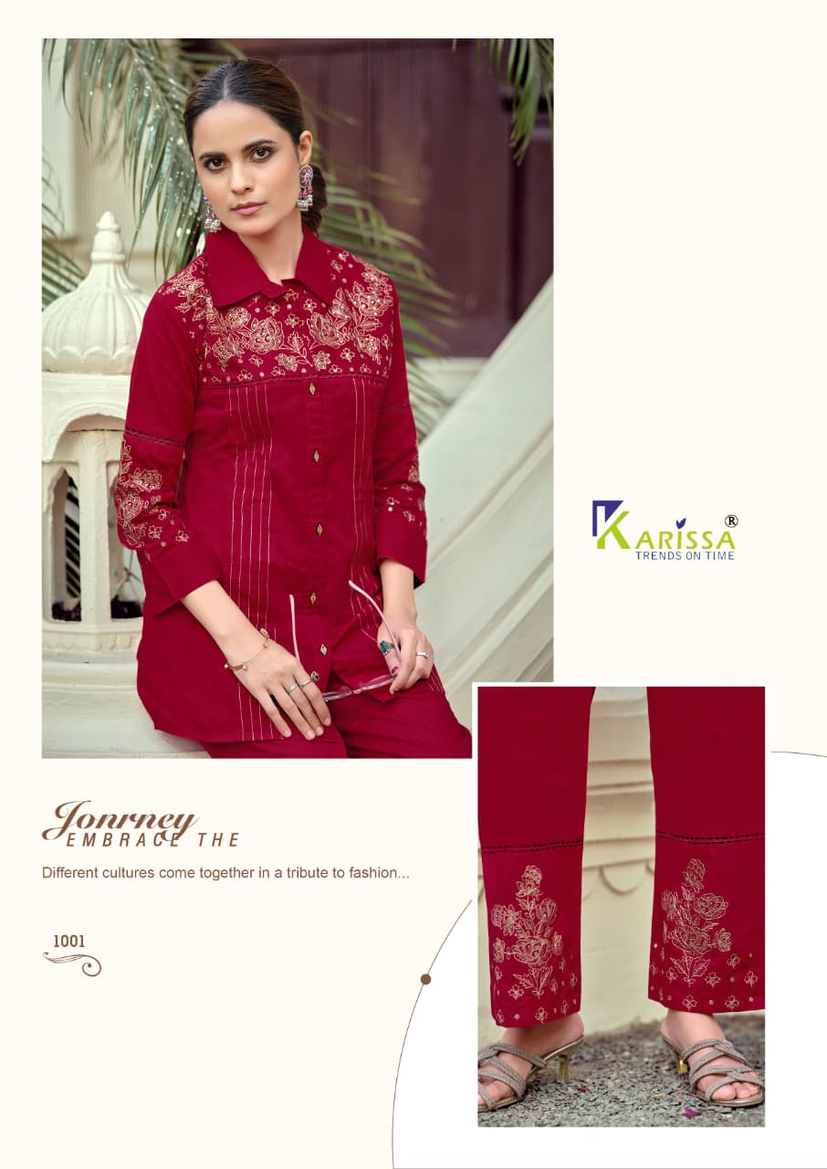 Maria Karissa Cotton Co Ord Set Supplier Ahmedabad