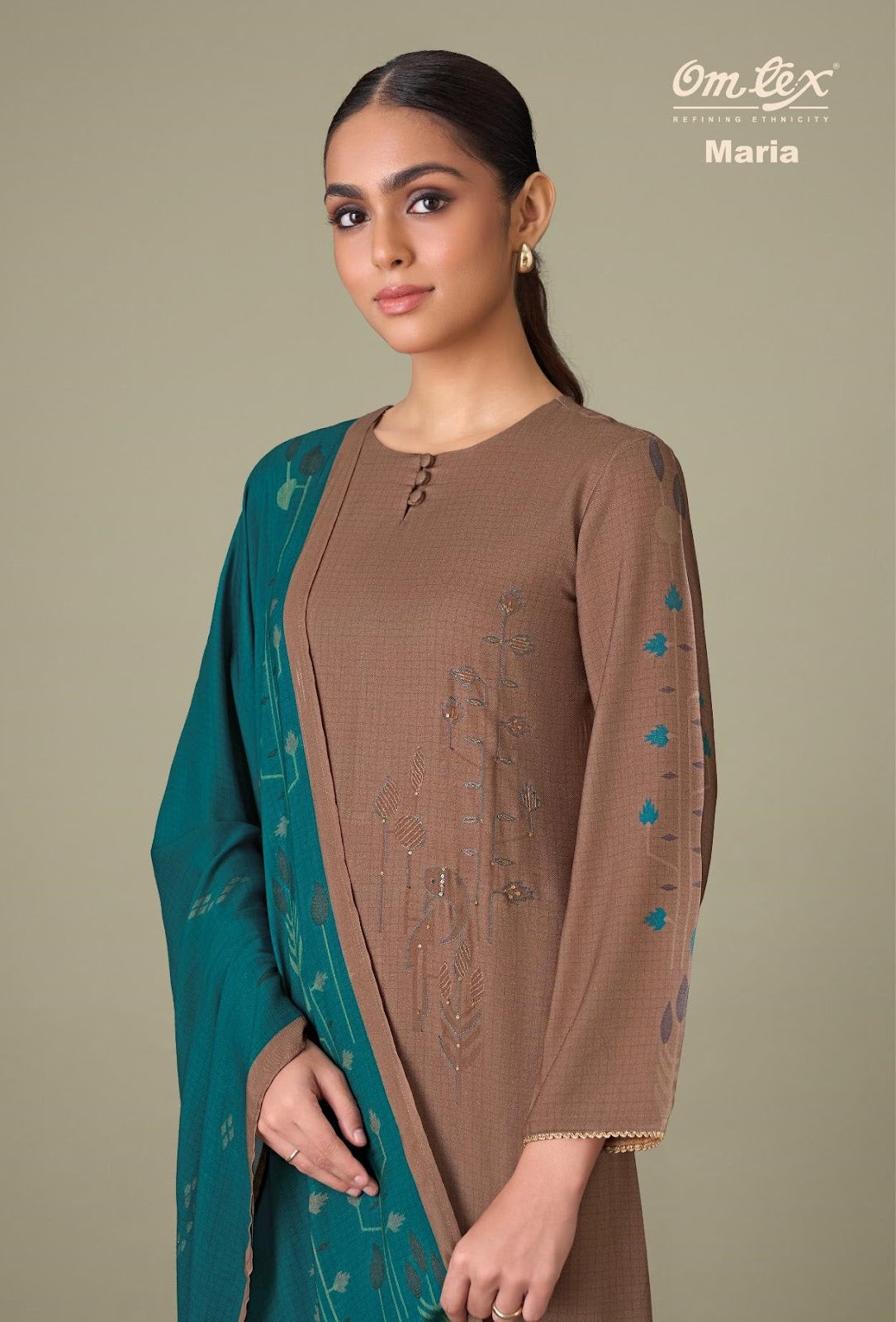 Maria Omtex Pashmina Suits Exporter Gujarat