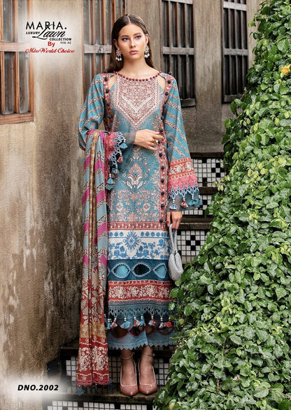 Maria Vol 2 Luxury Lawn Collection Miss World Choice Cotton Karachi Salwar Suits Manufacturer Ahmedabad