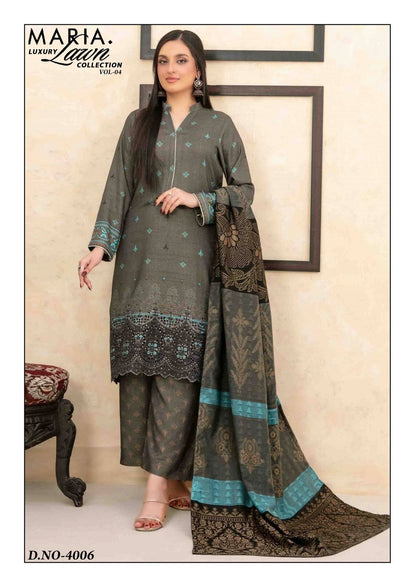 Maria Vol 4 Miss World Choice Heavy Lawn Karachi Salwar Suits Wholesale Price