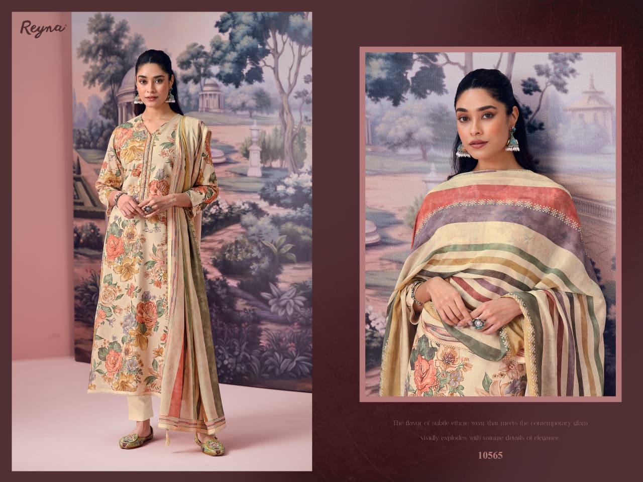 Mariam Reyna Cotton Pakistani Salwar Suits Manufacturer Ahmedabad