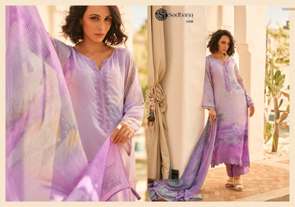 Mariam Sadhana Muslin Silk Pant Style Suits Wholesaler Gujarat