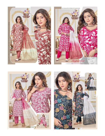 Marie Noor Global Vetican Readymade Pant Style Suits Supplier