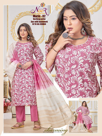 Marie Noor Global Vetican Readymade Pant Style Suits Supplier