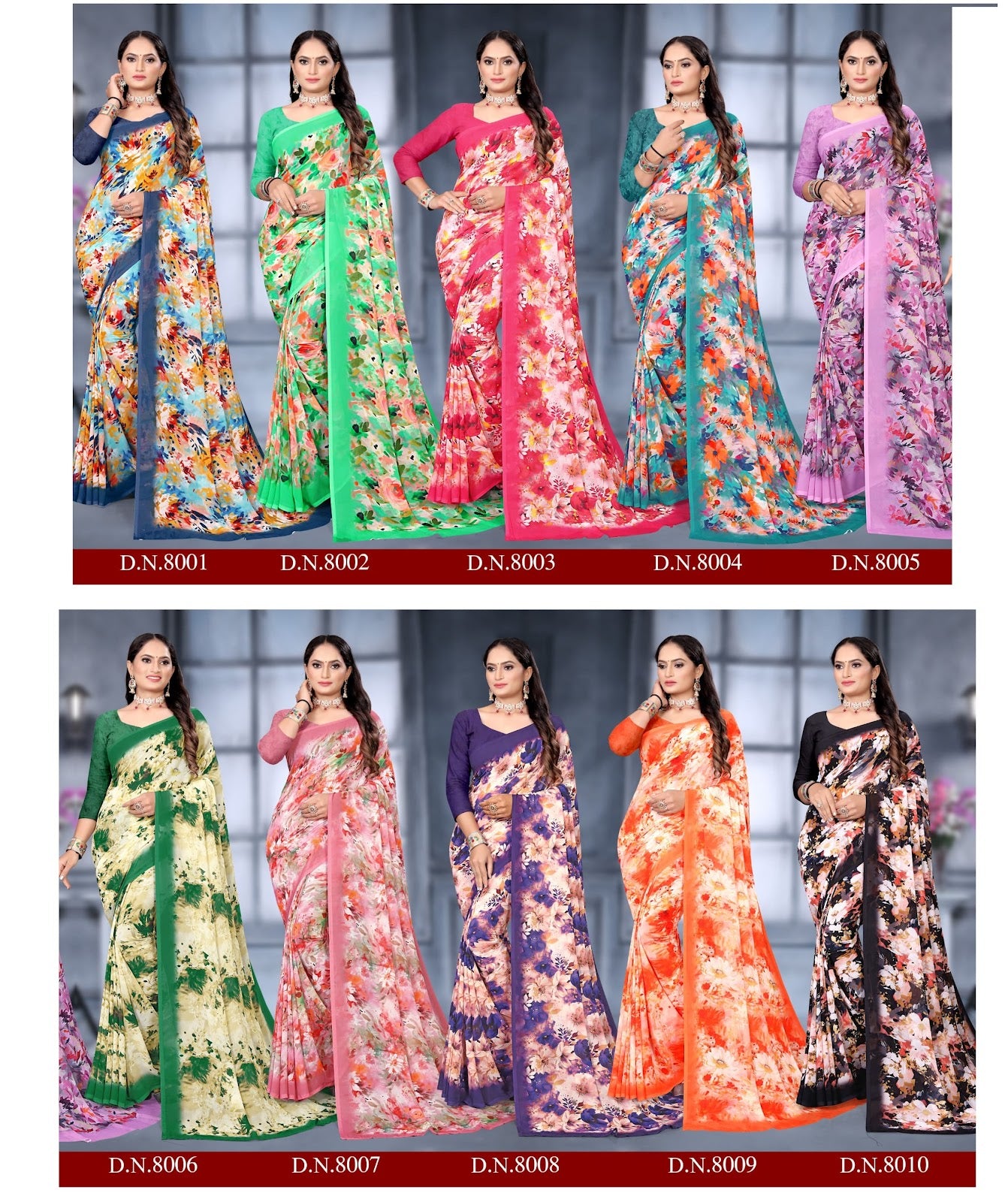 Marigold Stylewell Sarees Supplier Ahmedabad
