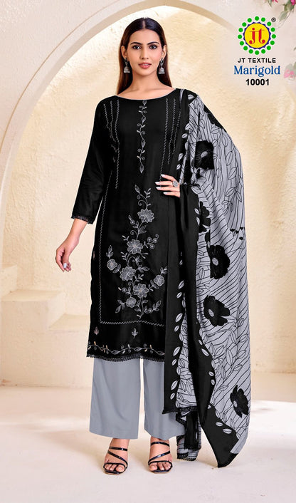 Marigold Vol 10 Jt Rayon Pant Style Suits Wholesale Rate