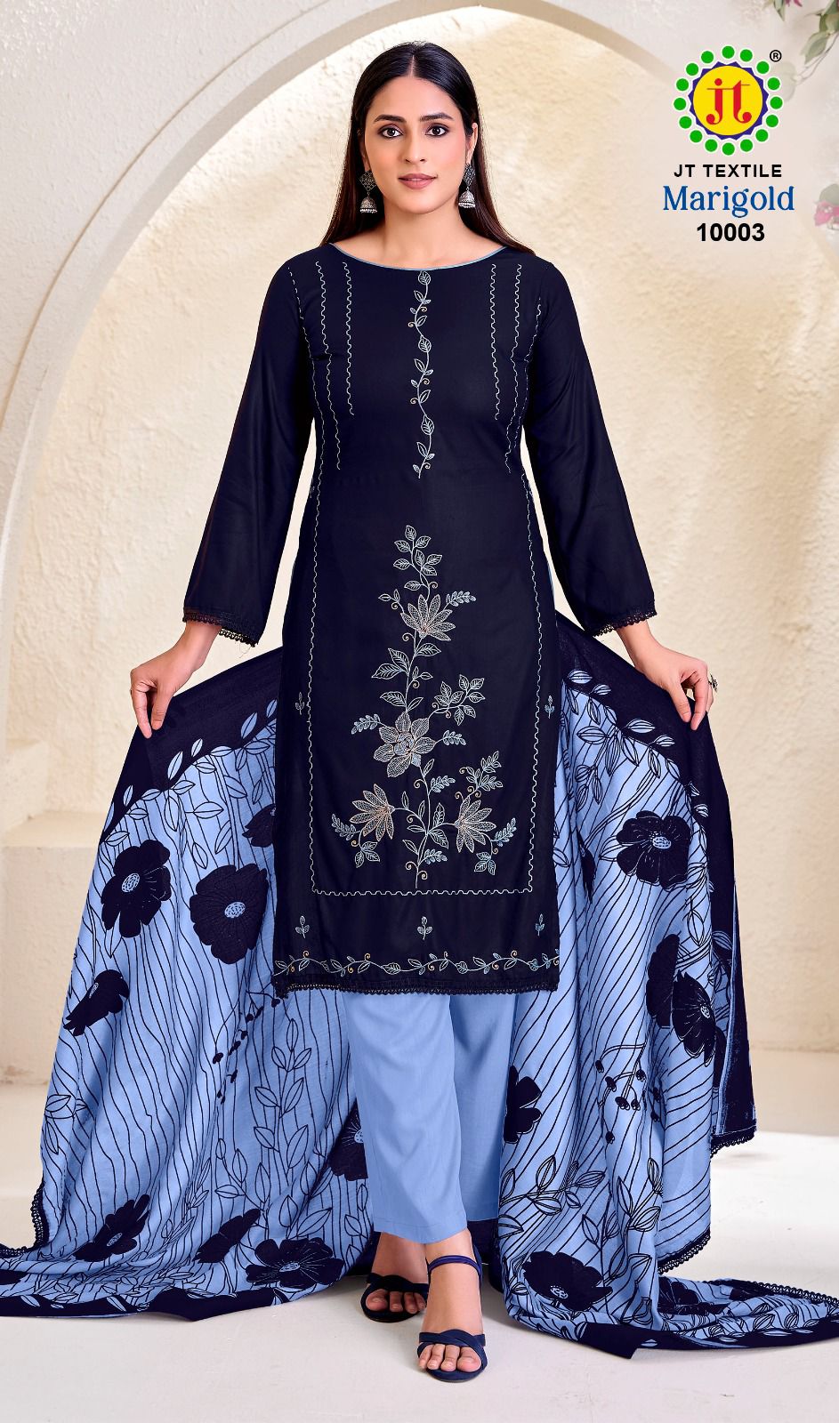 Marigold Vol 10 Jt Rayon Pant Style Suits Wholesale Rate