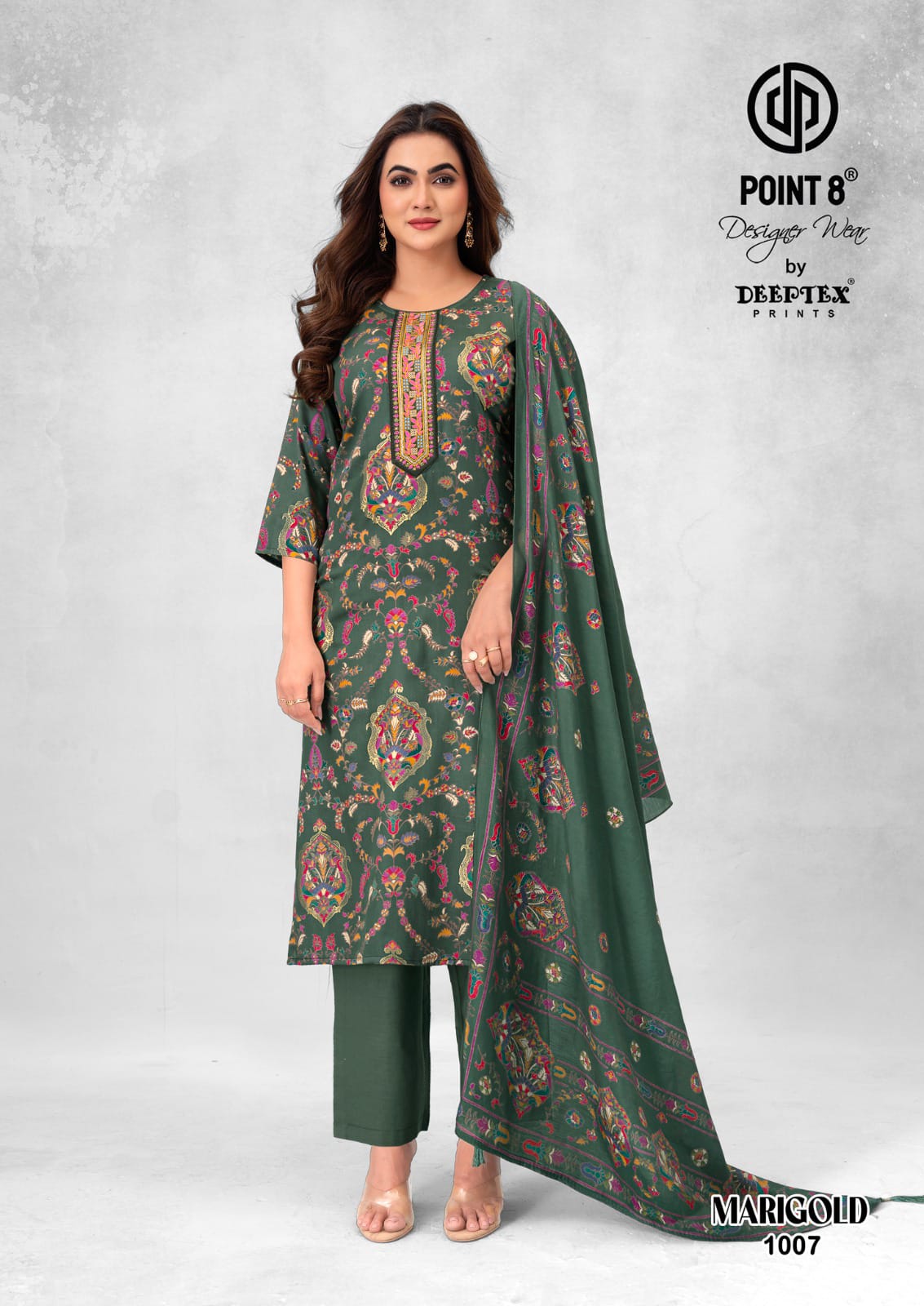 Marigold Vol 1 Deeptex Prints Jam Satin Readymade Pant Style Suits Supplier Ahmedabad