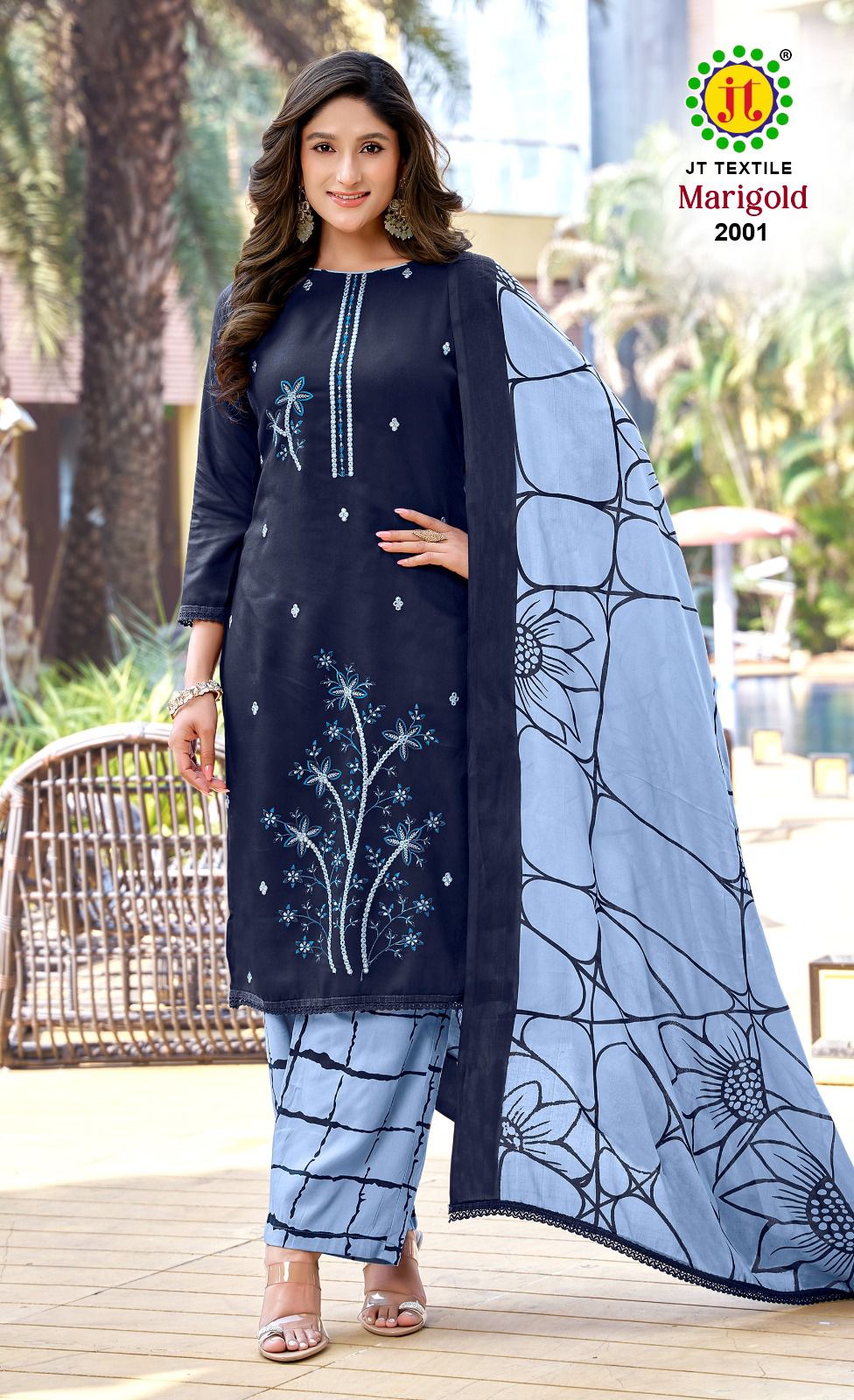 Marigold Vol 2 Jt Rayon Salwar Suits Exporter Ahmedabad