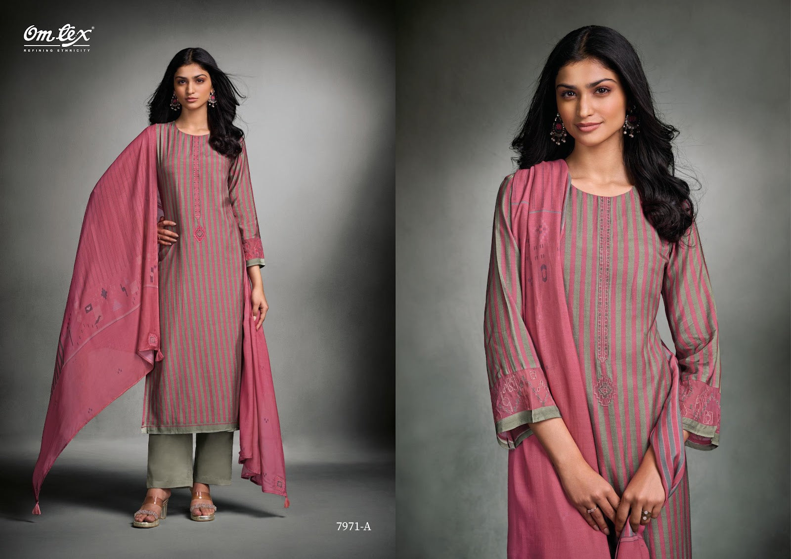 Marina Omtex Silk Pant Style Suits Wholesaler
