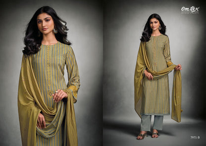 Marina Omtex Silk Pant Style Suits Wholesaler