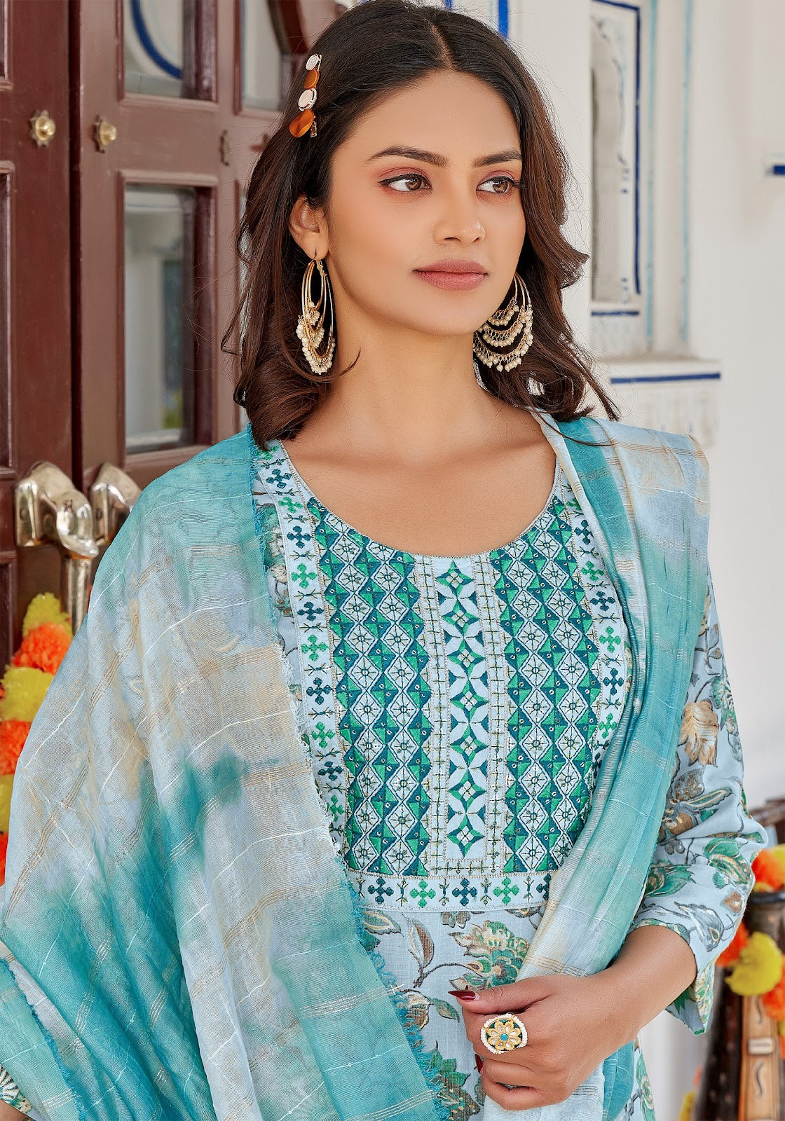 Marina Vol 5 Poonam Creation Capsule Readymade Pant Style Suits Exporter India